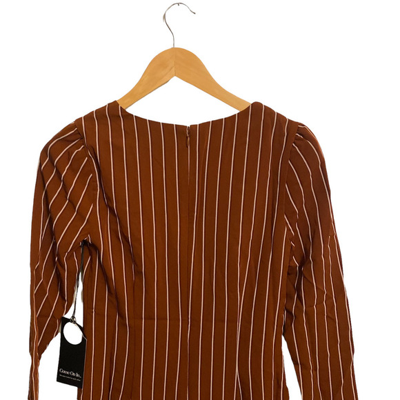 Revolve Privacy Please Curtis Dress Striped Long Sleeve Mini NWT S - Picture 6 of 9